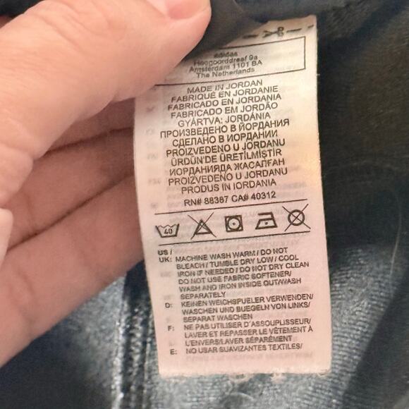 Adidas Men's 3XL Black Primegreen Essentials Warm-Up Open Hem Track Pants - Picture 4 of 9